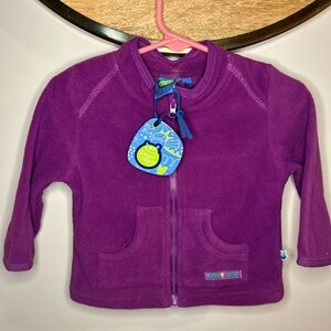 NWT Purple Kids Fleece Sweater